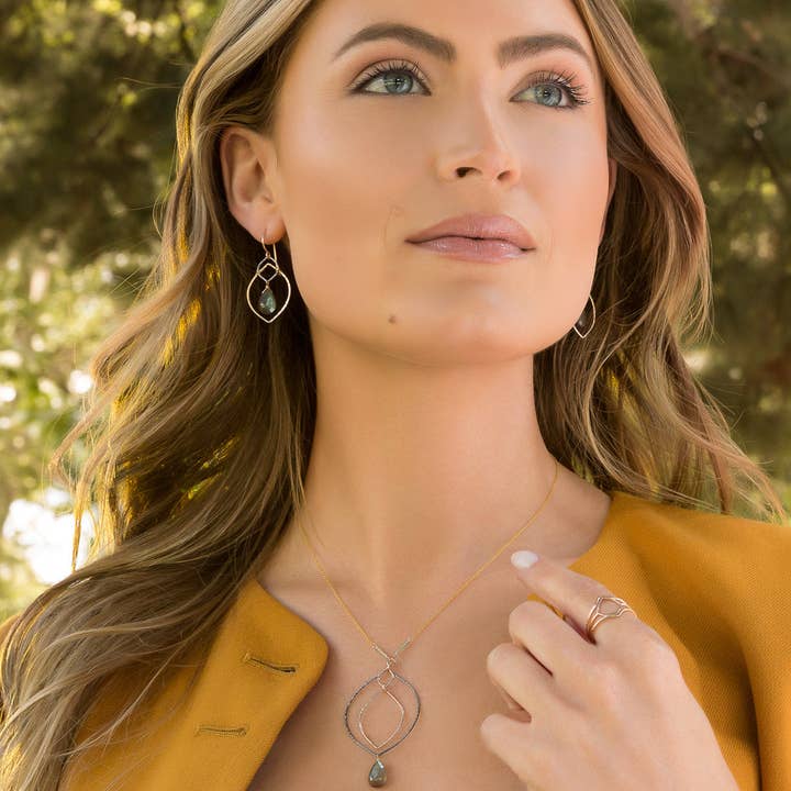 Laura J Designs Earrings Laura J Designs Labradorite Twilight Earrings 23482334 Laura J Designs Labradorite Twilight Earrings