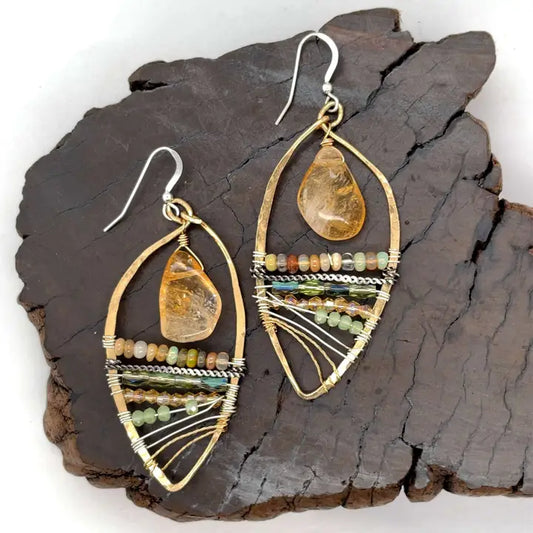 Art By Any Means Drop of Sun Earrings