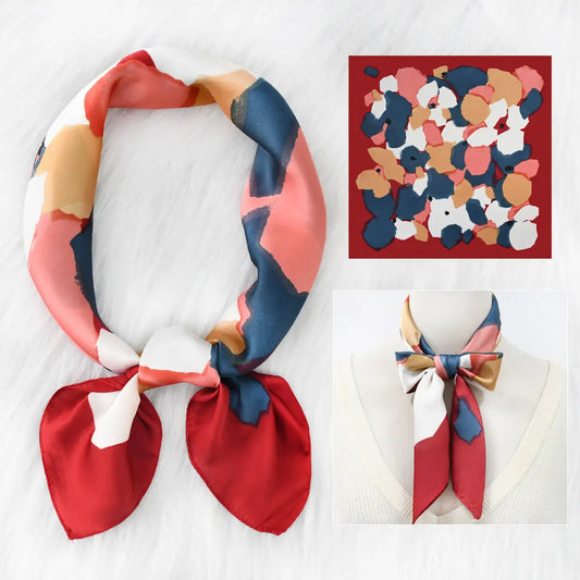 Square Print Scarf - Multiple Colors