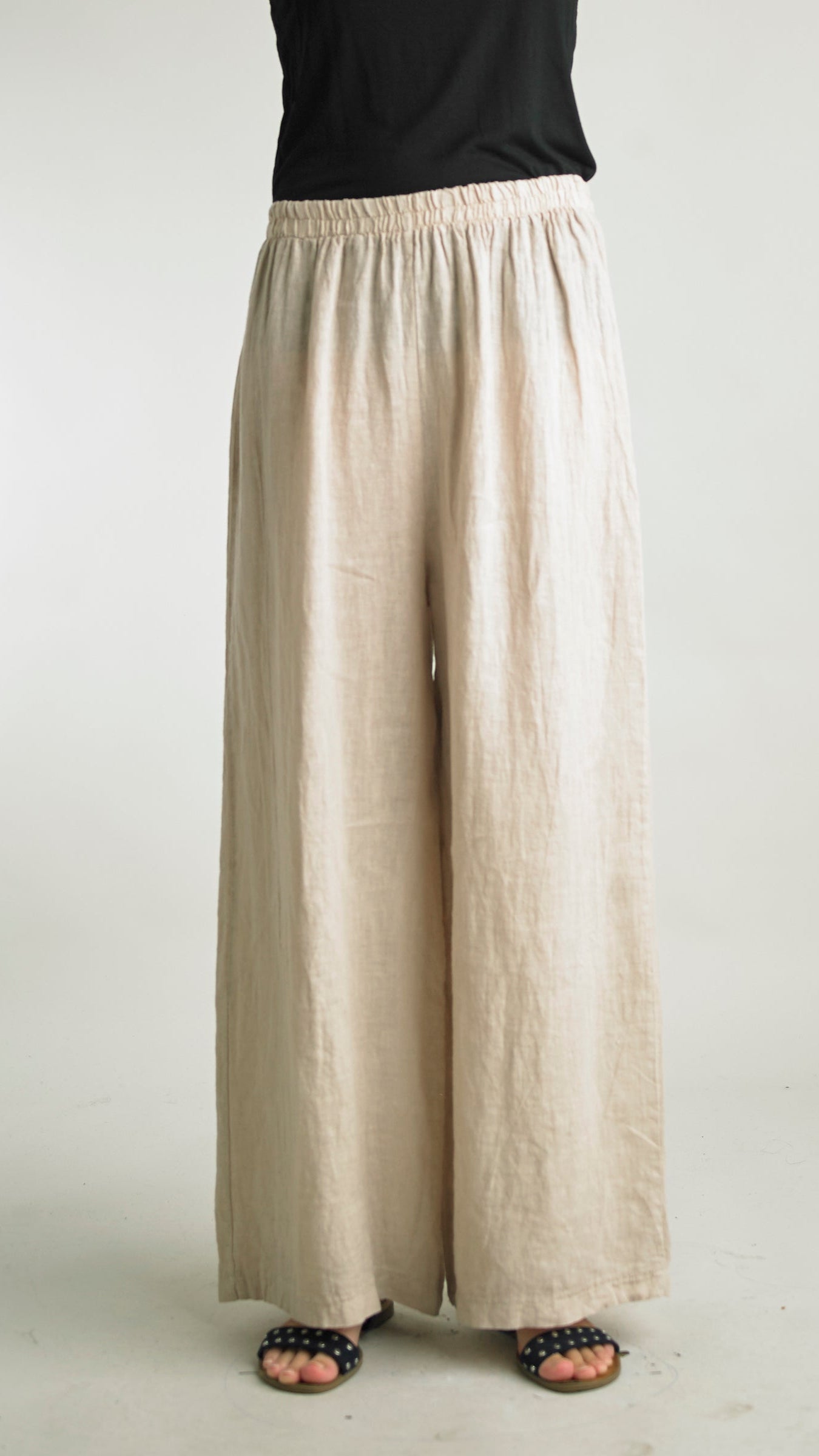 Tempo Paris Wide Leg Linen Pant - Multiple Colors