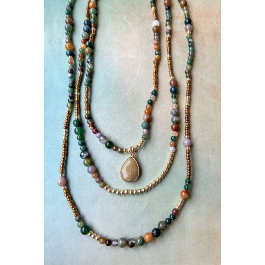 India Agate Maggie Necklace