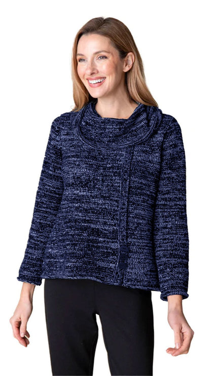 Habitat Chenille Button Cowl Pullover - Multiple Colors
