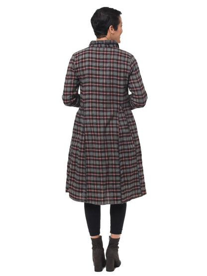 Tulip Flannel Collins Dress