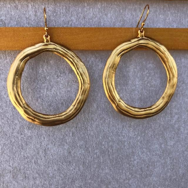 Volare Turkish Gold Plated Earrings - #54296G