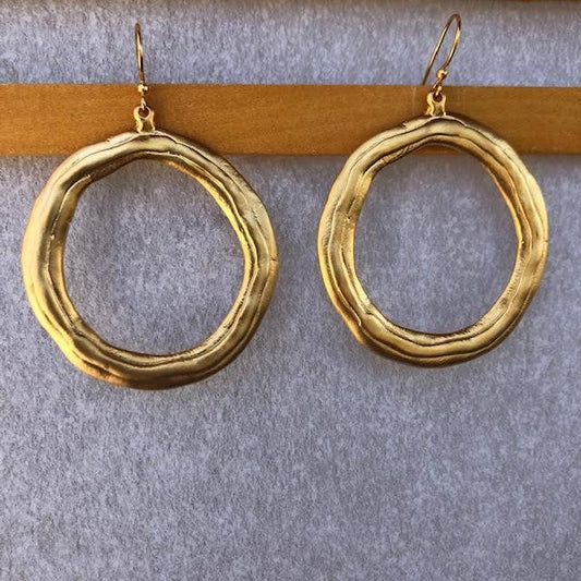 Volare Turkish Gold Plated Earrings - #54296G