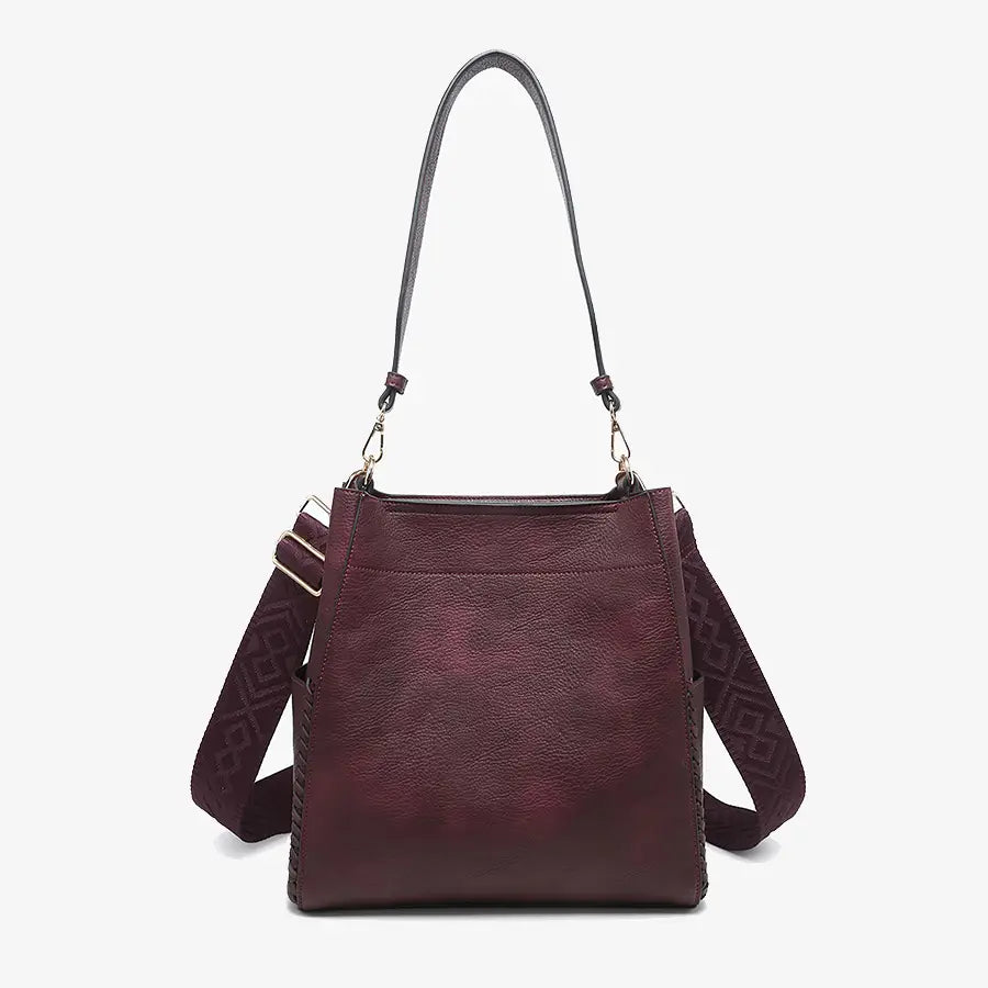 Jen & Co Bags Jen & Co Penny 2-in-1 Bucket Vegan Leather Bag - Multiple Colors Jen & Co Penny 2-in-1 Bucket Vegan Leather Bag - Multiple Colors