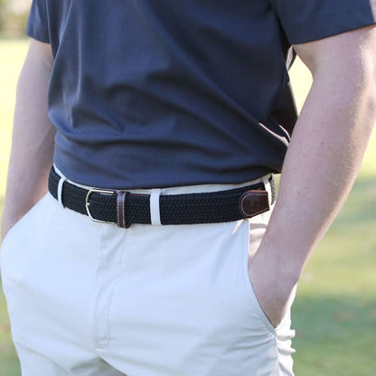 Roostas Men's Belts Roostas The Bethpage Woven Stretch Belt Roostas The Bethpage Woven Stretch Belt