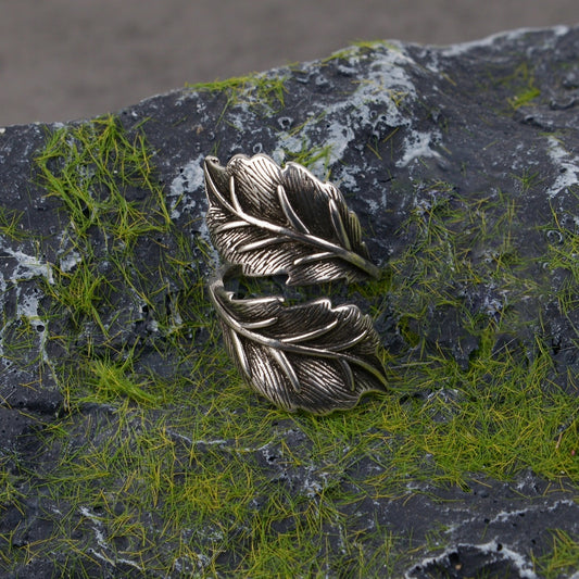 Mildstyles Vintage Leaf Adjustable Ring