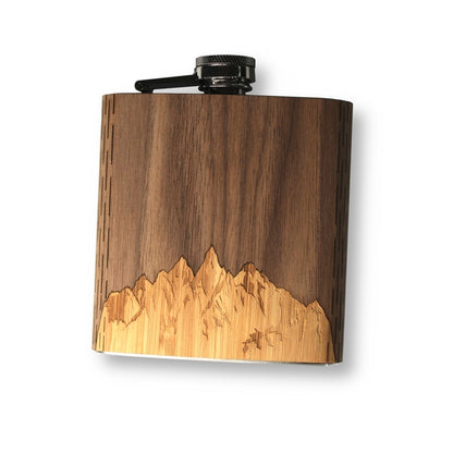 WUDN Wooden Hip Flask - Multiple Colors