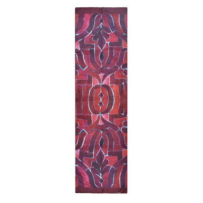 Dupatta Fleur Stained Glass Silk Scarf