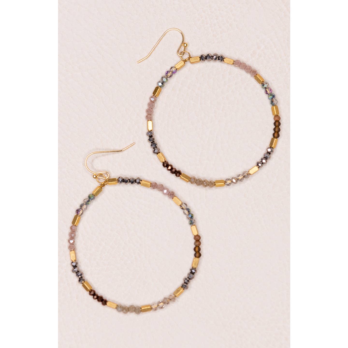 Kennedy Multi Stone Hoop Earring