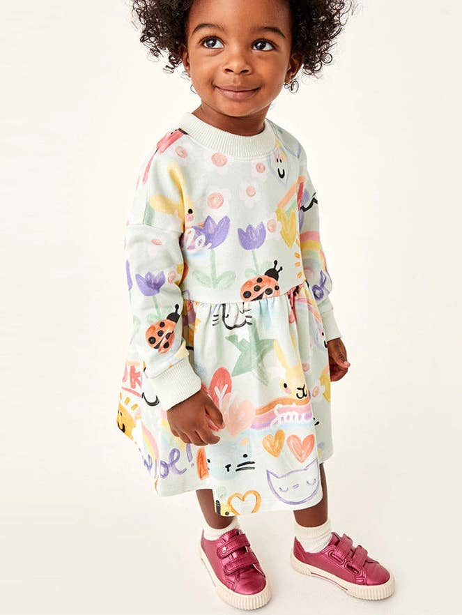 The Find Peaks Children's Clothing The Find Peaks Long Sleeve Twirl Dress 31889118 The Find Peaks Long Sleeve Twirl Dress