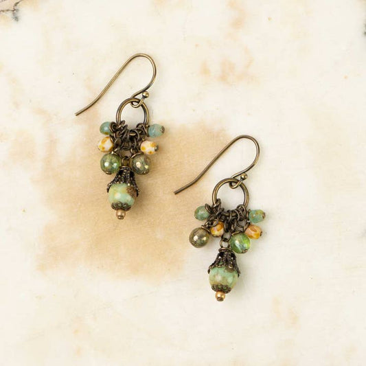 Anne Vaughan Rustic Creek Cluster Earring