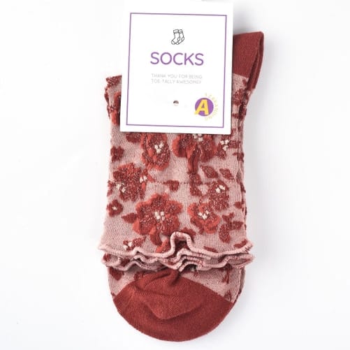 Funkyrel Limited Socks Capsule Bloom Texture Crew Socks - Multiple Colors 00665566 Capsule Bloom Texture Crew Socks - Multiple Colors