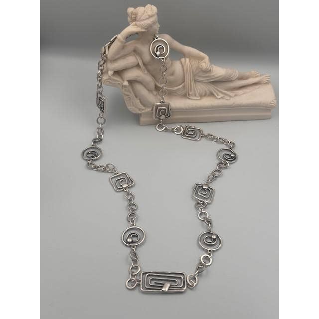 Volare Turkish Silver Necklace - #2665L