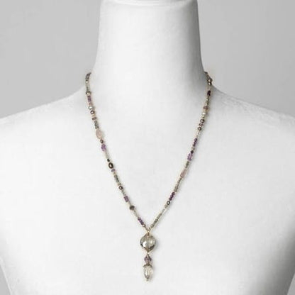 Anne Vaughan Designs Jewelry Necklaces Anne Vaughan Reflections Crystal Herringbone Collage Necklace 25319390 Anne Vaughan Reflections Crystal Herringbone Collage Necklace