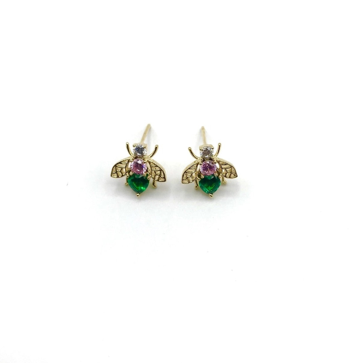 Sixton London Nouveau Bejeweled Bee Earrings