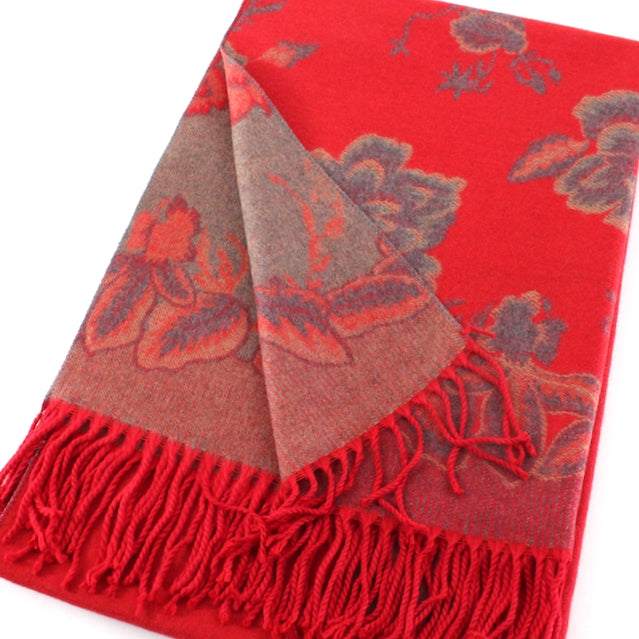 Pretty Persuasions Tahiti Garden Reversible Scarf - Multiple Colors