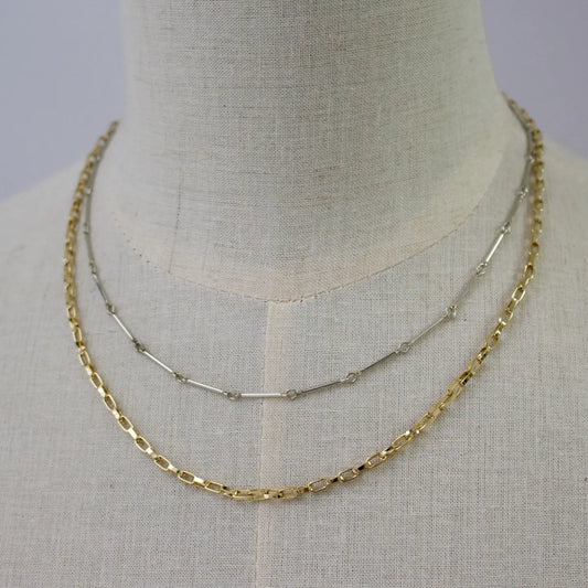 A.V. Max Bar Chain Necklace