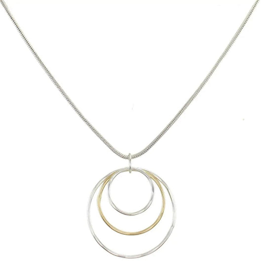 Marjorie Baer Necklaces Marjorie Baer Airy Rings Necklace Necklace - N1708D Marjorie Baer Airy Rings Necklace Necklace - N1708D