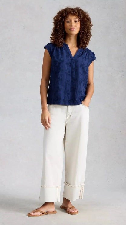 White Stuff Tops Amelia Embroidery Top Amelia Embroidery Top
