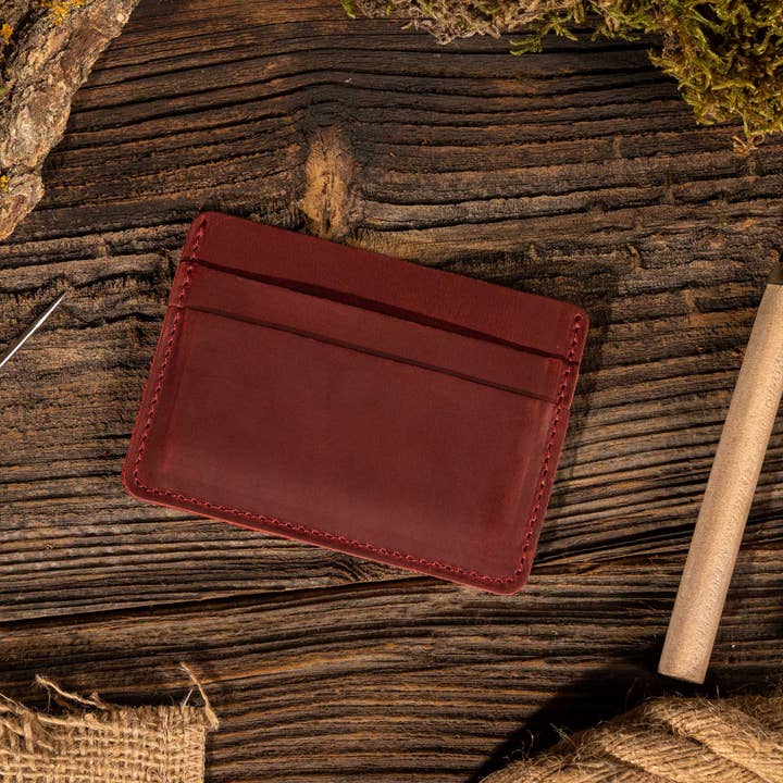 American Leather Goods Men's Accessories American Leather Card Holder Wallet - Multiple Colors 45380062 American Leather Card Holder Wallet - Multiple Colors