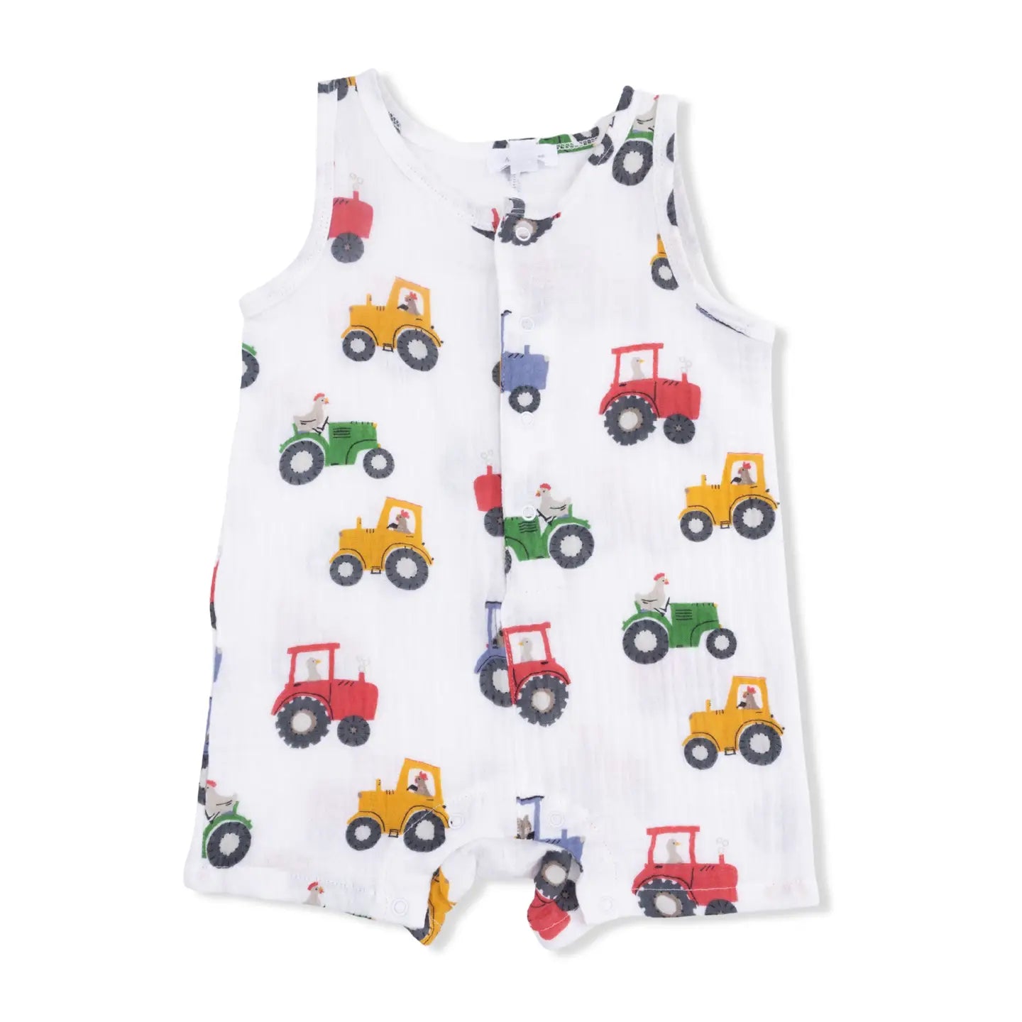 Angel Dear Children's Clothing Angel Dear Sleeveless Shortie Romper - Multiple Prints Angel Dear Sleeveless Shortie Romper - Multiple Prints