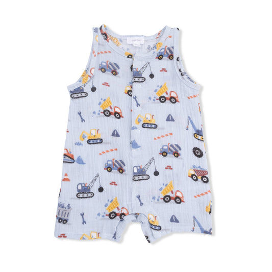 Angel Dear Children's Clothing Angel Dear Sleeveless Shortie Romper - Multiple Prints 87411166 Angel Dear Sleeveless Shortie Romper - Multiple Prints