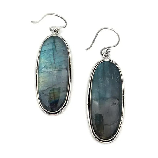 Anju Jewelry Earrings Anju Jewelry Labradorite Stone Earrings Anju Jewelry Labradorite Stone Earrings