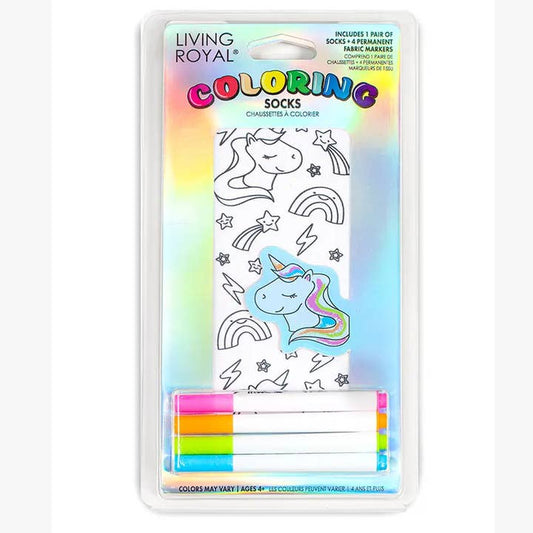 Living Royal Children's Clothing Living Royal Ankle Sock DIY Coloring Kit - Multiple Prints 72733150 Living Royal Ankle Sock DIY Coloring Kit - Multiple Prints