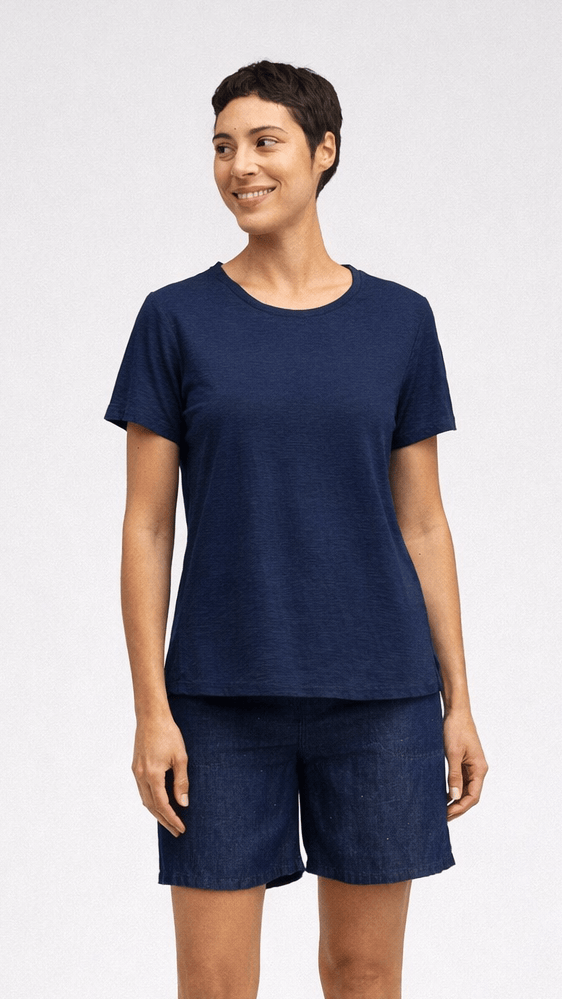 Cut Loose Tees Cut Loose Cotton/Linen Short Sleeve Crop Top - Multiple Colors 75732190 Cut Loose Cotton/Linen Short Sleeve Crop Top - Multiple Colors