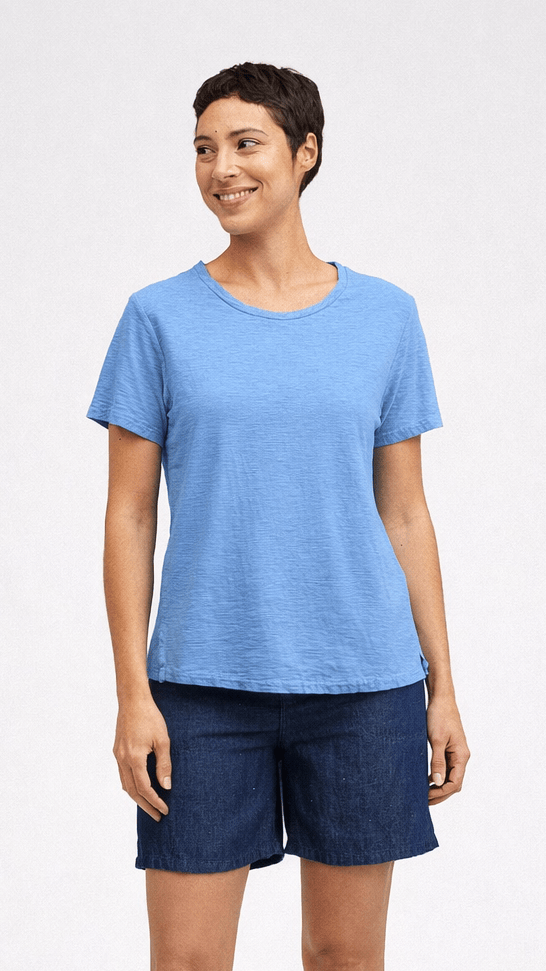 Cut Loose Tees Cut Loose Cotton/Linen Short Sleeve Crop Top - Multiple Colors 75666654 Cut Loose Cotton/Linen Short Sleeve Crop Top - Multiple Colors