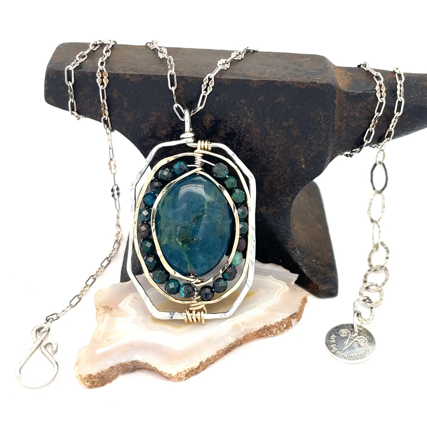 Art By Any Means Apatite Cameo Necklace
