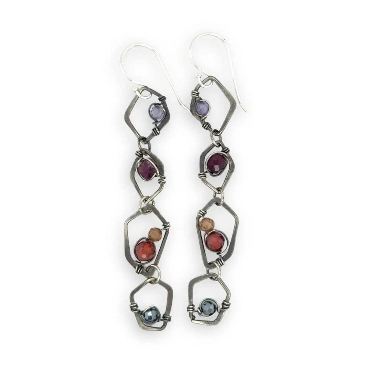 Art By Any Means Earrings Art By Any Means Jeweled Honey Comb Dangle Earrings Art By Any Means Jeweled Honey Comb Dangle Earrings