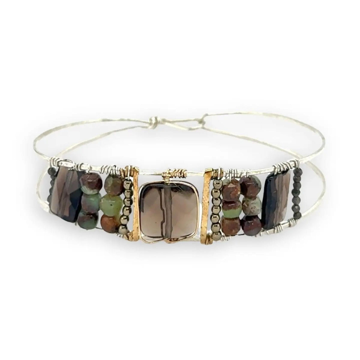 Art By Any Means Bracelets Art By Any Means Pixel Gemstone Cuff Bracelet Art By Any Means Pixel Gemstone Cuff Bracelet