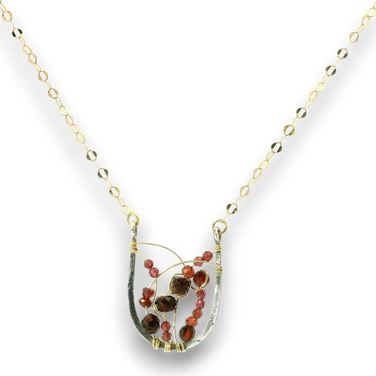 Art By Any Means Necklaces Art By Any Means Pomegranate Garnet Necklace Art By Any Means Pomegranate Garnet Necklace