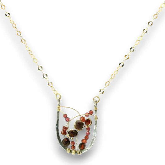 Art By Any Means Necklaces Art By Any Means Pomegranate Garnet Necklace Art By Any Means Pomegranate Garnet Necklace