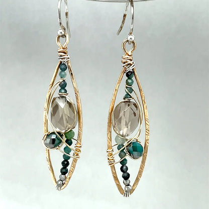 Art By Any Means Sea Smoke Earrings