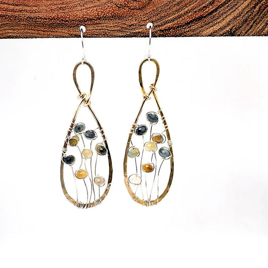 Art By Any Means Wild Flower Earrings