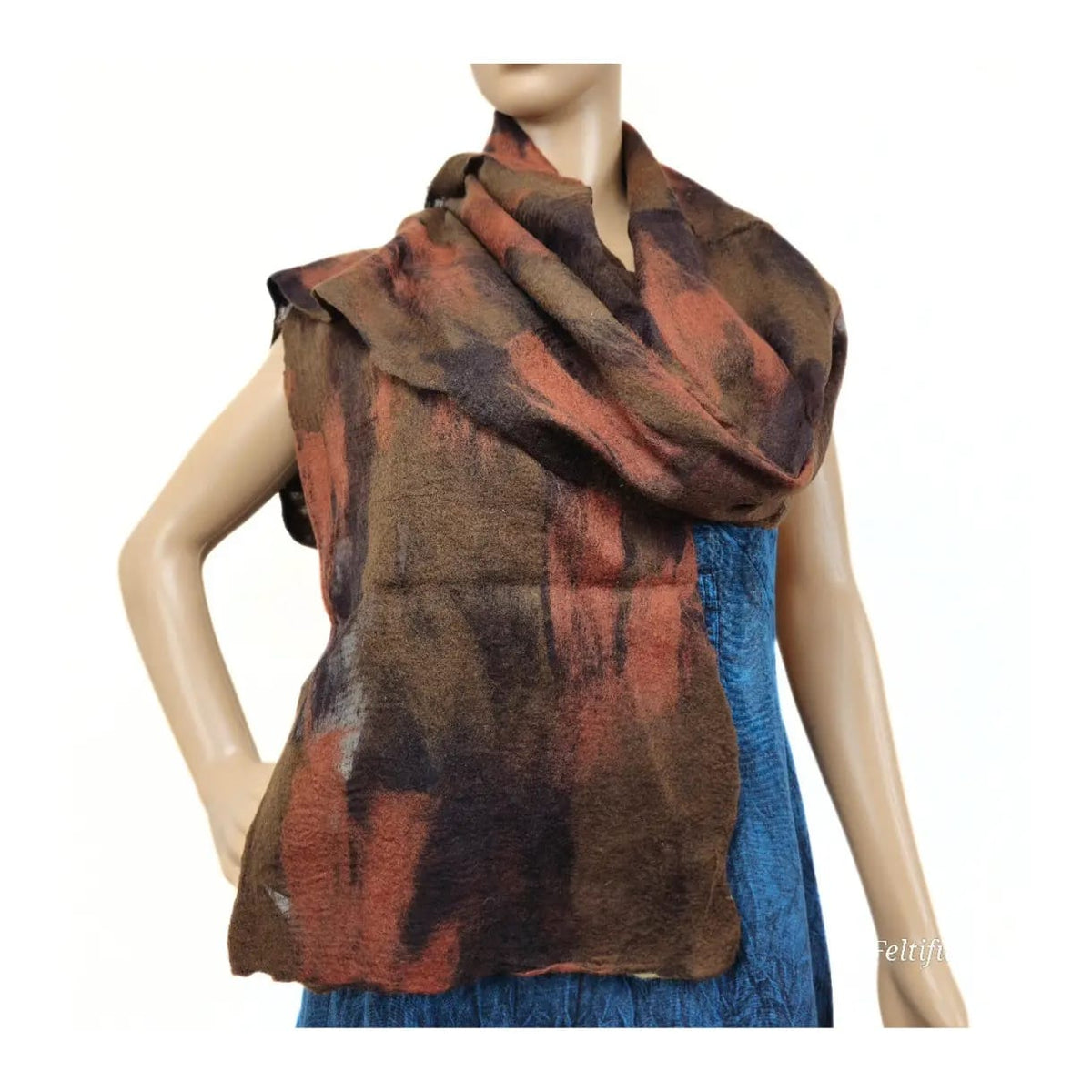 Feltiful Scarves Autumn Woods Felted Scarf Autumn Woods Felted Scarf