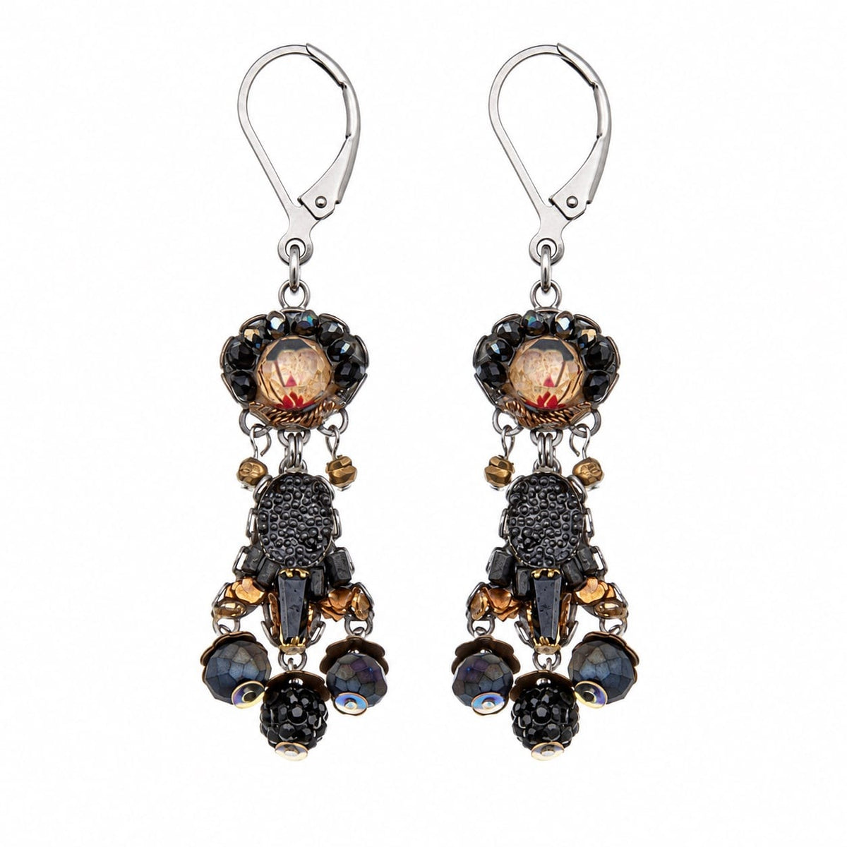 Ayala Bar Earrings Ayala Bar Obsidian Night Spitha Earrings 16096478 Ayala Bar Obsidian Night Spitha Earrings