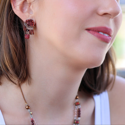 Ayala Bar Earrings Ayala Bar Mulled Wine Silenzio Earrings 60734430 Ayala Bar Mulled Wine Silenzio Earrings