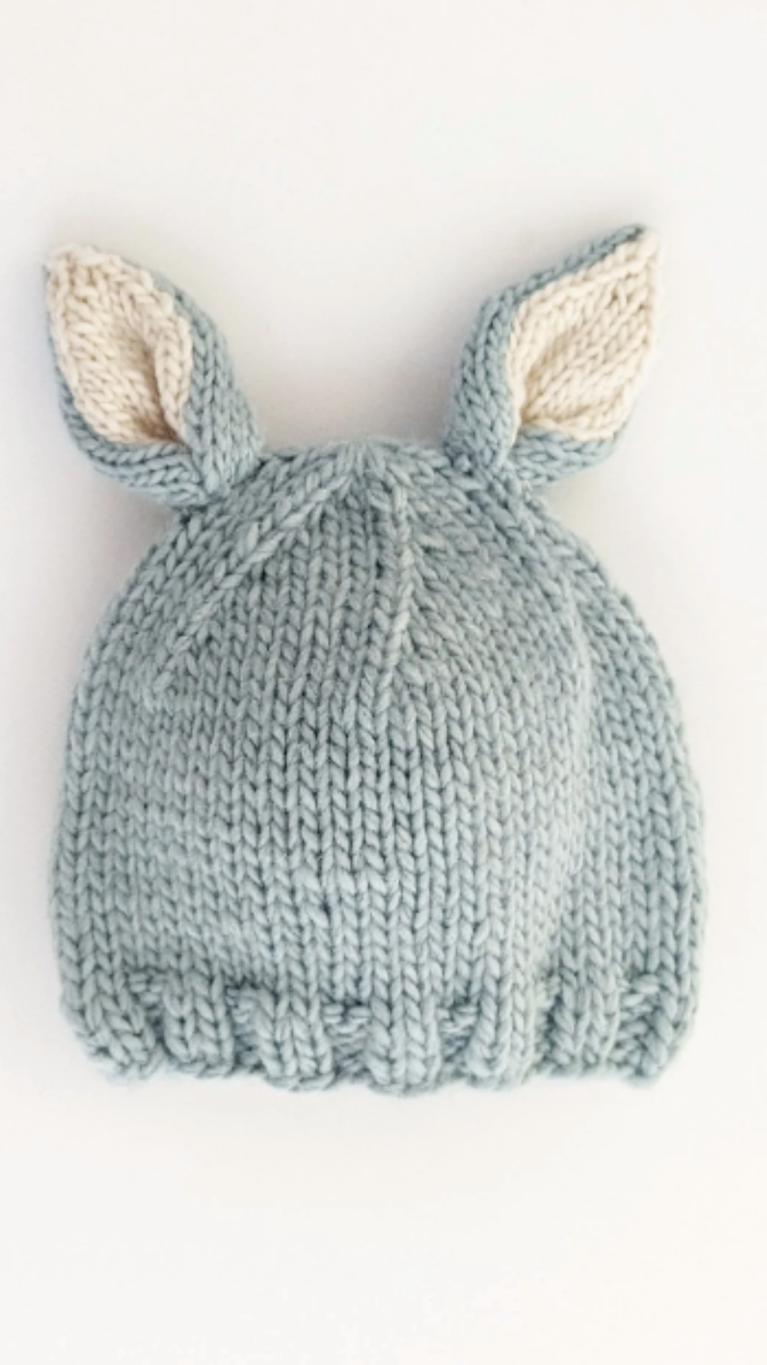 Huggalugs Bunny Ears Beanie Hat - Multiple Colors