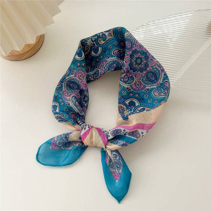 ACCITY Scarves Floral Lightweight Square Head Scarf - Multiple Prints 46387934 Floral Lightweight Square Head Scarf - Multiple Prints