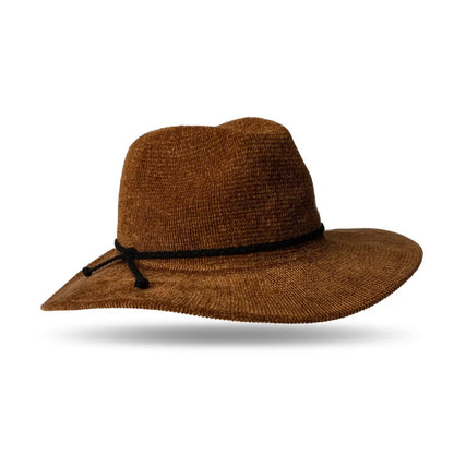 DM Merchandising Hats Britt's Knits Foldable Chenille Panama Hat - Multiple Colors Britt's Knits Foldable Chenille Panama Hat - Multiple Colors