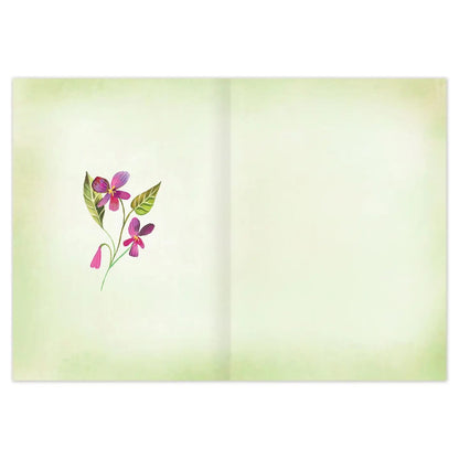 Biely & Shoaf Cards Burgundy Bouquet Blank Greeting Card Burgundy Bouquet Blank Greeting Card
