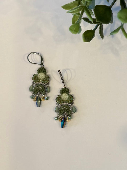 Ayala Bar Eucalyptus Set Praelia Earrings