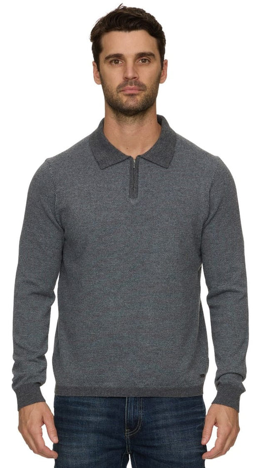Flag & Anthem Men's Sweaters Flag & Anthem Sterrett Stretch 1/4 Zip Sweater Polo Flag & Anthem Sterrett Stretch 1/4 Zip Sweater Polo
