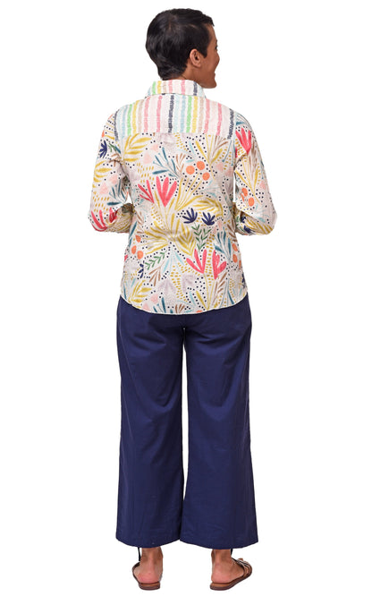 Tulip Gretchen Button Down Blouse - Multiple Prints