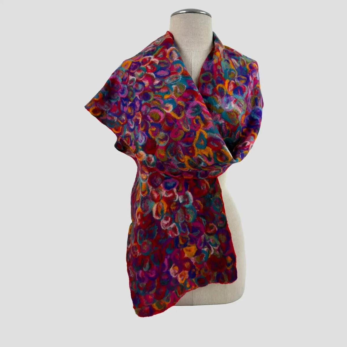 Feltiful Scarves Candy Dot Confetti Felted Scarf Candy Dot Confetti Felted Scarf